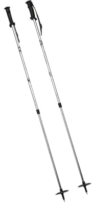 KQFCAZRE Bâtons de Randonnée, Bâtons de Ski, Dragonne Réglable pour Hommes et Femmes, Bâtons de Marche pour Le Snowboard et Les Activités de Plein Air.