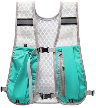 Gilet da corsa – 14,17 pollici leggero borsa per bere | 125 g nylon strisce riflettenti – zaino per bere per escursioni, ciclismo, ideale per un facile utilizzo