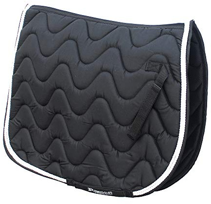 Rhinegold Wave Saddle Pad-Cob-Black