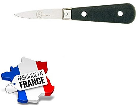 Les Colis Noirs LCN - Lancette a Huitre Lame Pleine Soie INOX La Fourmi - Couteau Ustensile Cuisine - 417