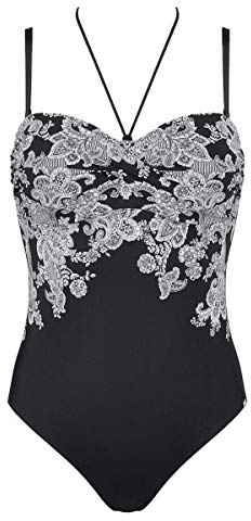 Triumph – Marrakech Garden – Charm Elegance OPD – Costume da bagno a fascia – con spalline multifunzione Nero 85E