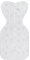 Love To Dream Swaddle Up™ Pucksack, Neugeborene 2,2–3,8 kg, Grau, guter Sitz, 0,2 Tog, für warme Temperaturen (24–27 °C), maschinenwaschbar und doppelter Reißverschluss