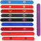 AukCherie 10 Piezas Pulseras Slap de Superhéroe, Bandas De Bofetadas Muñequeras De Silicona Bolsas De Fiesta Bolsas De Bofetadas Set para Niños Niños Y Niñas Favores La Fiesta Cumpleaños
