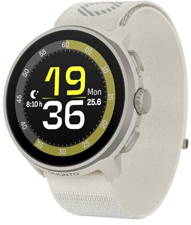 SUUNTO RUN GPS Running Watch, 1.32 AMOLED Touch Screen, Lightweight, Multisport, Activity Tracker, Accurate GPS, Heart Rate/Sleep Tracking, Running, 12-Day Battery Life, 4GB Offline Music Storage