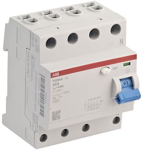 FI-Schutzschalter Typ ABB FX204A-40/0.03 FlexLine® 3P+N 40A 30mA Auslösestrom 2CSF204165R1400