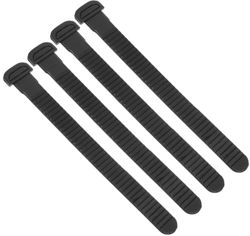 Milisten 4 Correas para Patines de Ruedas Hebilla Ajustable, Correas de Repuesto Resistentes para Zapatos de Hockey sobre Hielo, Accesorios Compatibles para Patinaje y Deportes al Aire