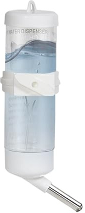 Mangiatoia per piccoli animali – Bottiglia di idratazione sospesa resistente alle fuoriuscite, contenitore per bevande per roditori, design sicuro con montaggio a gabbia, fornitura di acqua