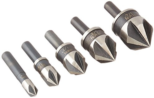 IRWIN IRWIN Tools 1877791 Black Oxide Countersink Drill Bit, 5-Piece Set