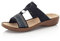 Rieker Damen Pantoletten 608K8, Frauen Slipper,Gartenschuhe,Sommerschuhe,sommerclogs,Sandalen,Freizeitschuhe,Schlupfschuhe,blau (14),39 EU / 6 UK