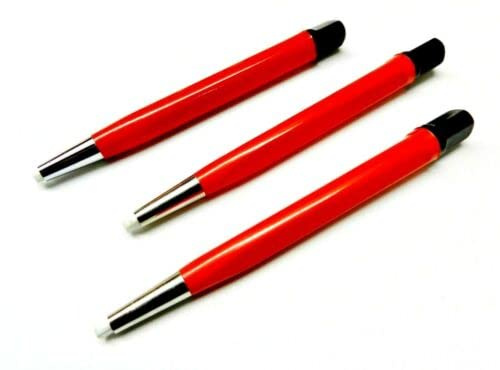 Scratch Brush Fiberglass Retractable, Set of 3, Tips for Jewelry, Watch, Coin Cleaning, Electronic Applications, Auto Body Work by JTS