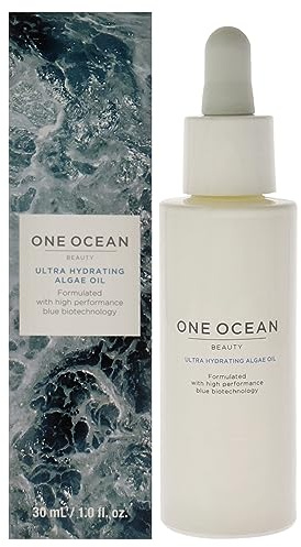 One Ocean Beauty Ultra Hydrating Algae Oil - Contains Almond, Jojoba, and Argan Oil - Moisturizes and Conditions for Softer, Smoother Skin - Essential Amino Acids Soothes Skin - Cruelty Free - 1 oz