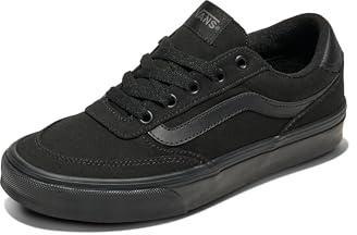 Vans Women's Brooklyn LS Shoe | Low-Top Sneakers for Everyday Wear, Walking, Work & Fashion, Canvas Black/Black, 7.5