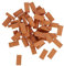 VICASKY 200 STK Mini-Steine Mini-Bausteine ​​zum Basteln Sandtisch Ziegel winzige Ziegel Mini-Tonziegel bastelideen bastelmaterial Simulationsbaustein Mikro-Landschaftsziegel Boden Brown