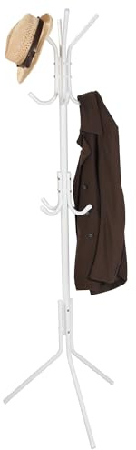 K AKTUAL Perchero de Pie metálico 12 ganchos - Perchero entrada para Abrigos bolsos sombreros- Medida 42 x 37 x 171 cm - Percheros de pie originales