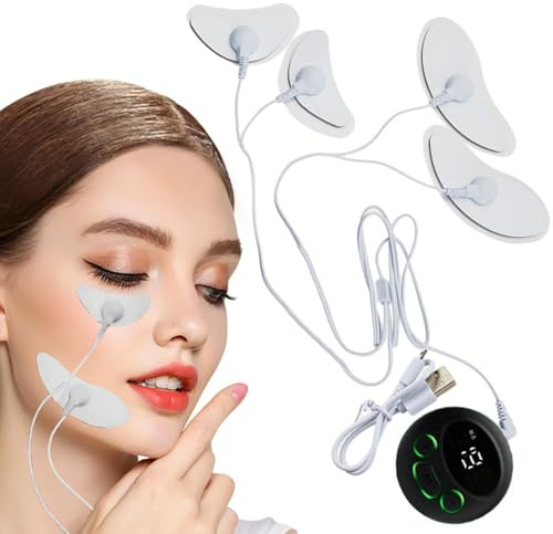 Dispositivo antirughe – massaggiatore viso | massaggiatore per gli occhi del collo, dispositivo di lifting del viso, muscolare facciale portatile a basso rumore, strumenti compatti di sollevamento