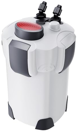 SunSun HW-304 Filtre extérieur pour Aquarium, débit 2000 l/h, avec 4 Étapes de Filtration, Matériaux et Pompe 55W, Filtre Externe