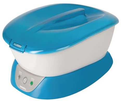 Homedics Paraffin Wax Machine for Hands - Hypoallergenic Hot Wax Hand Therapy Machine to Soothe and Moisturize Hands - Includes 3 Pounds of Wax and 20 Hand Liners
