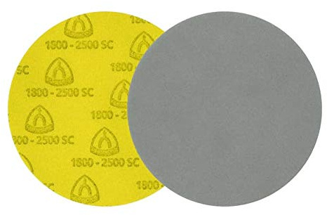 Klingspor 342290 FD 500 Lot de 10 disques abrasifs avec mousse pour peinture, vernis, spatule sans trou Grain 1500 125 mm