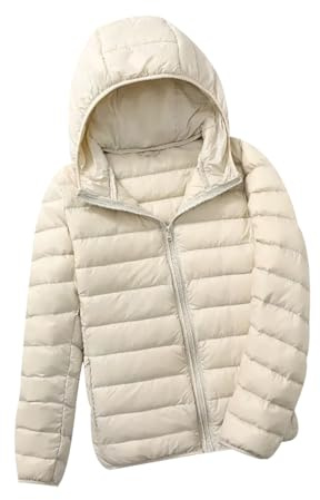 Doudoune Legere Femme Hiver Veste Doudoune À Capuche Ultra Légère Femme Veste Matelassée Puffer Jacket Femme Grande Taille Blouson Matelassé Doudoune Duvet Fine Chaude Ultralight Oversize Femme Legere