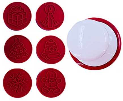 Tampons de biscuits en silicone de Noël Moule de biscuits biscuits biscuit biscuit moule de tampon de biscuit