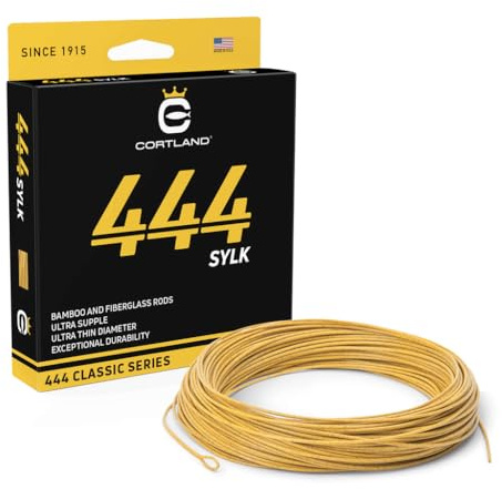 Cortland Line Sylk Fishing Line, Mustard, Size 6