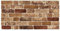 IZODEKOR 3D Wall Panels Brick Effect - Cladding, Stone Look, Styrofoam Facing for Living Room, Kitchen, Bathroom, Balcony, Bedroom, Back of Counter and Teras | Farmhouse Style
