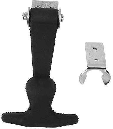 Nimoa Elastischer Edelstahl Gummi Haubenverschluss, Schloss Kasten Dämpfungsschnalle Hardware Befestigungen Isolierung Hitzebeständigkeit Luftdichtheit für Boxen Verwendet Werdenschwarz