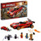 LEGO 71737 NINJAGO Legacy X-1 Ninja Superauto und Motorrad mit Cole als goldene Minifigur