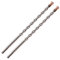 Pack Of 2-10mm x 260mm Long SDS Plus High Performance Hammer Drill Bits, Professional Tungsten Carbide Cross Tipped Masonry Drill Bit For Brick, Concrete, Stone, Granite. 10mm SDS Drill Bit
