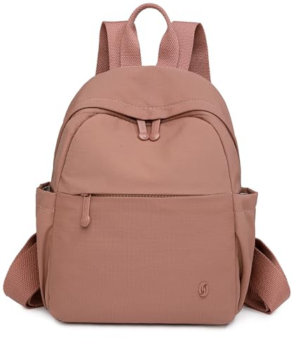 JIANLINST Mini sac à dos pour femmes, petits sacs à dos tendance pour femmes et filles, en nylon léger, décontracté, sac à dos de voyage