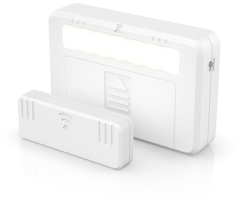 CSL - LED Schrankleuchte Schubladenleuchte - Sensor Light – Innovative Mini Schrankleuchte mit Magnetsensor - Schrankbeleuchtung für bessere Sicht in dunklen Schubladen