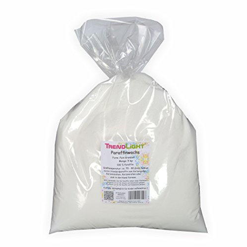 TrendLight Paraffin 5 kg - 100% rein - Markenqualität Paraffinwachs