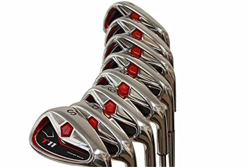 Big Tall Extra Custom Made Long XL XXL Irons Golf Clubs Power Back T11 +2 Iron Set: 4, 5, 6, 7, 8, 9, Pw + Free Sw (Matching Sand Wedge)