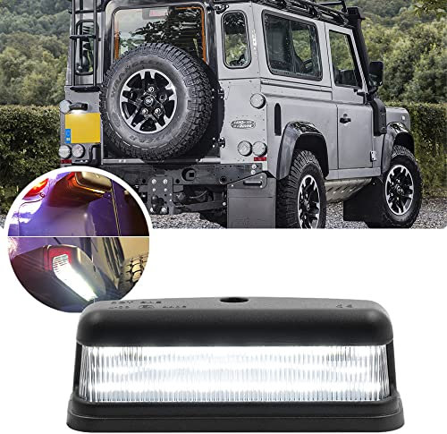 Nslumo Defender - Lampadine a LED per targa, per Defender 90/110 1990-2016