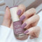 Purple Nail Polish - Light Purple Nail Varnish - Quick Drying Nail Polish - Long Lasting Chip Resistant Air Dry No Need UV DIY Manicure Nail Art - Summer Manicure Decorations