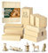 Schnitzholz Set Lindenholz zum Schnitzen: 13 Stück Holzblöcke und Schnitzvorlagen - 3 Größen Unbehandelte Holzblock Holz Rohlinge Basswood zum Holzschnitzen und Basteln für Anfänger