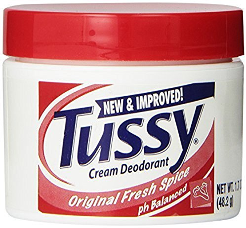 Tussy Deodorant Cream, Original - 1.7 oz (Pack of 8)