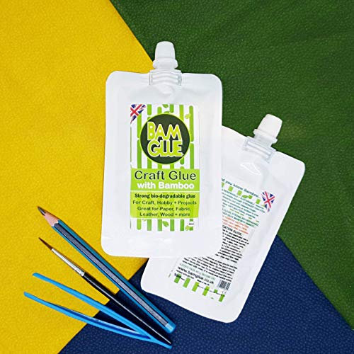 BAMGLUE - Creative Crafting Adhesive for Craft Hobby Projects Biodegradable Strong Glue