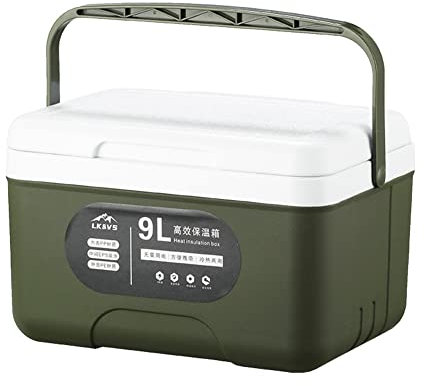 LYEAA Réfrigérateur de voiture 6 L/9 L ni Frid Picnic Refrirato Préservation de la chaleur et du froid pour la maison et l'extérieur Cam