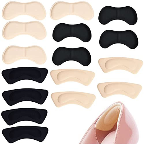 Cuscini per tallone Pad Heel,di cuscinetti per il tallone,8 paia comodi cuscinetti per il,soletta autoadesiva per la cura dei piedi per scarpe,impediscono ai talloni di sfregare e scivolare