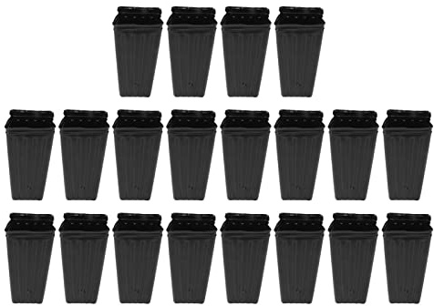 Haofy 20pcs Pot d'arbre Profond R¨¦utilisable en Plastique Grand Semis Fleur Plante Conteneur avec Trous de Drainage pour Cour Jardin Grand Semis Pot de Plante