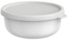 Mepal - Mikrowellengeschirr Lumina - Frischhaltedosen mit Deckel für Kühlschrank, Gefrierschrank, Dampfgarer & Mikrowelle - Mikrowellenschüsseln mit Deckel - Aufbewahrungsbox - 750 ml - White