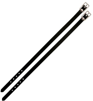 Weaver 30-0738-bk-19 - Correa para espuelas de Piel Inglesa, Color Negro