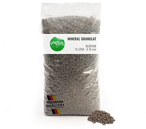 Pflanzwerk® Jardinière granulés minéraux de planteurs 15l * Resistant AU Gel * Mineral * Produit DE Qualite *
