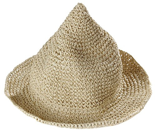 ZUMUii Butterme Cappello di paglia pieno vivace di grande estate Brim Beach Cappellino traspirante Cute Witches punte Sun Caps per bambini unisex