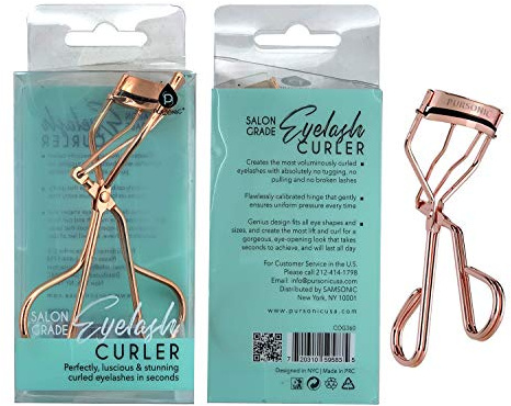 Pursonic | Pro Eyelash Curler for All Eye Shapes, Longlasting Voluminously Eyelash Curls