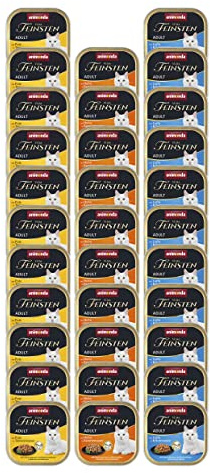 de la Meilleure Nourriture Humide pour Chat avec Saumon + crevettes (32 x 100 g), Nourriture Humide pour Chat sans céréales et Sucre d'animonda, avec des ingrédients Frais et charnels