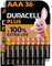 Duracell Batterie Plus AAA (pacco da 36) - Pile Alcaline 1.5V - Fino al 100% di extra durata - Affidabilità per i dispositivi a uso quotidiano - 0% plastica - 10 anni di conservazione - LR03 MN2400