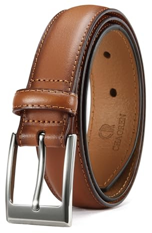 CHAOREN Mens Belts Leather Gift for Men - Ideal Match for Mens Dress Shoes
