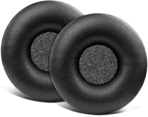 SOULWIT 50mm Ear Pads Cushions Replacement for Jabra Pro 9400/9450/9460/9465/9470/920/925/929/930/935 Headset, Earpads for Jabra Biz 620/1100/1500/1900/2400/2400II/GN2000/UC Voice 550/750 - Black